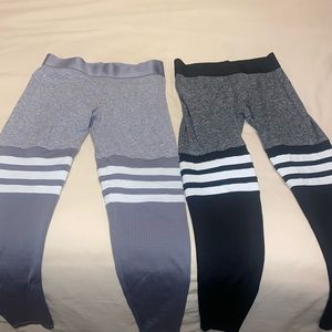 2 pairs! Bombshell sportswear high sock leggings!!